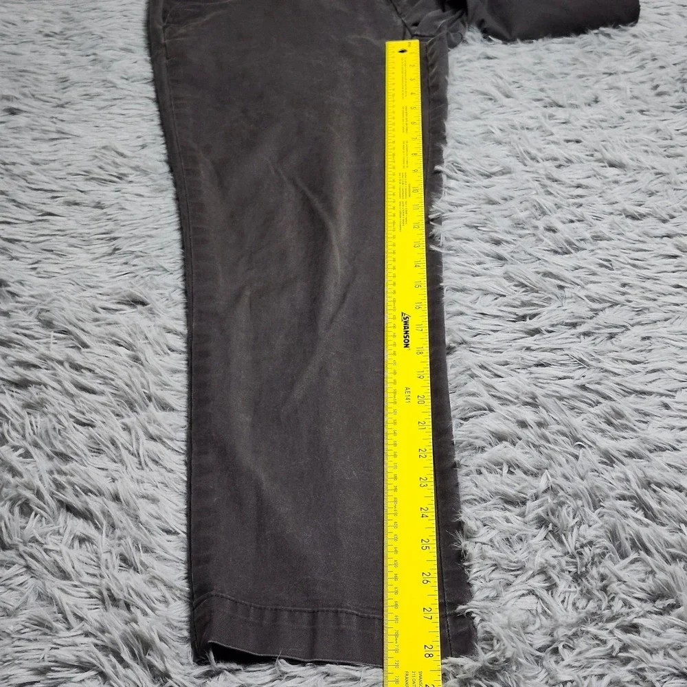 Banana Republic Mason Chino Pants Mens 32x28‎ Gray Casual Stretch Cotton Blend